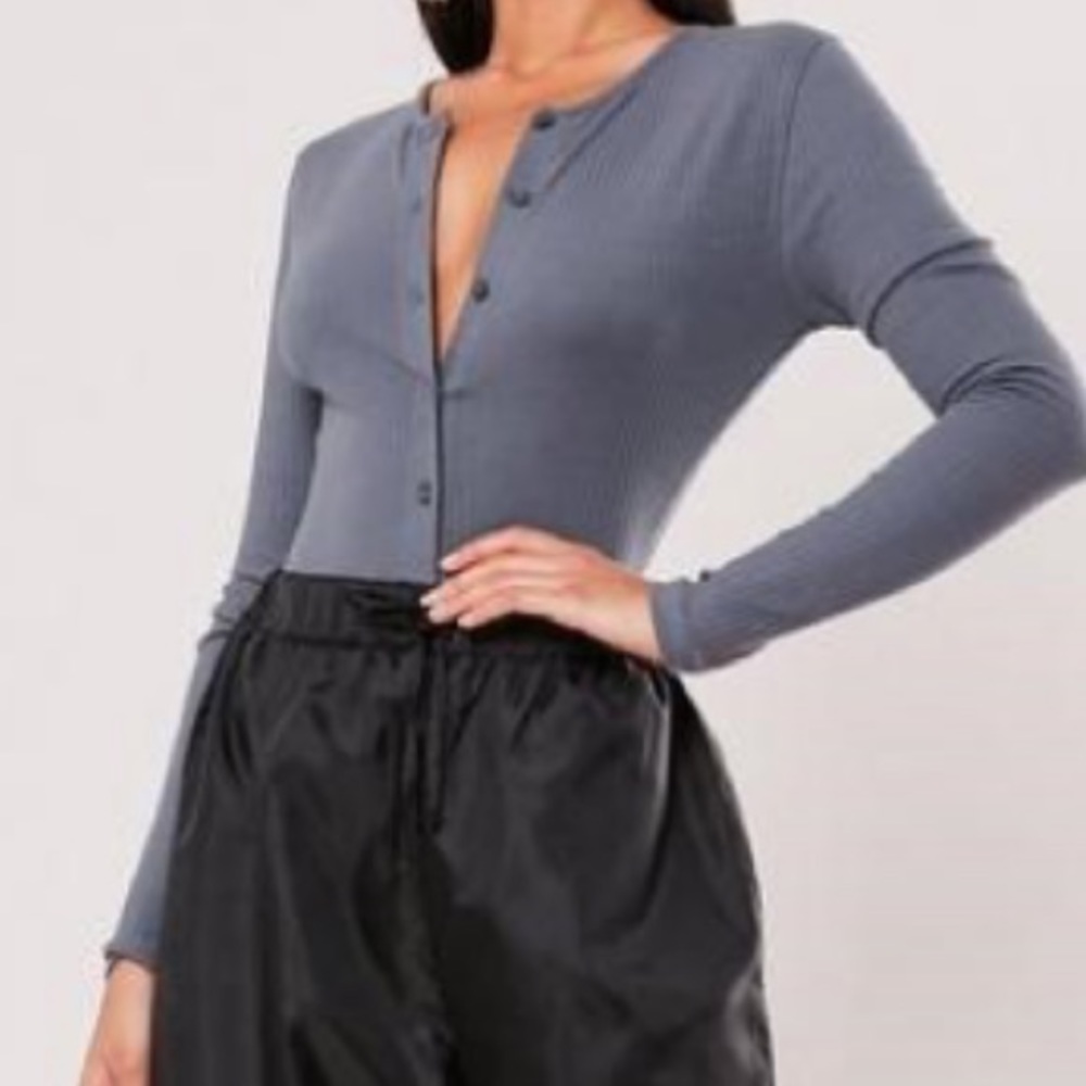 Grey Misguided bodysuit